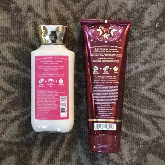 Raspberry sugar, body lotion and body cream. - Picture 2 of 2
